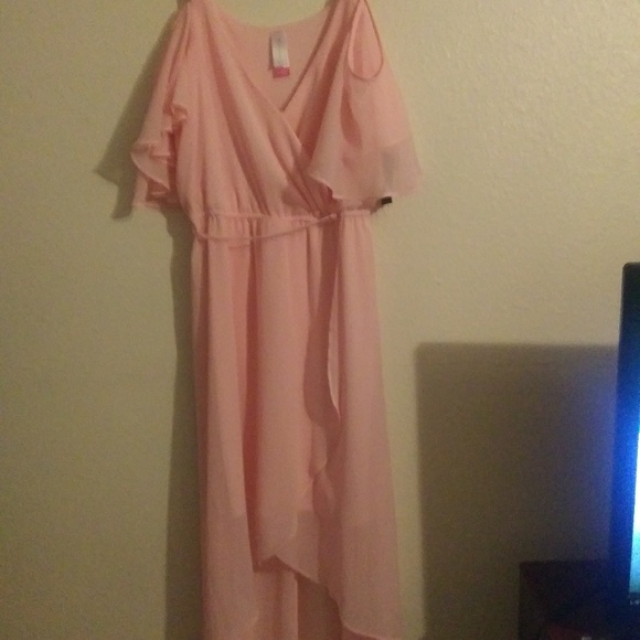 Large pink summer dress - Picture 4 of 6
